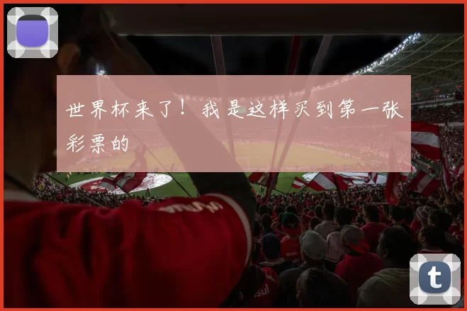 世界杯来了!我是这样买到第一张彩票的
