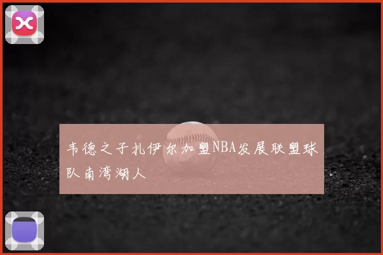 韦德之子扎伊尔加盟NBA发展联盟球队南湾湖人